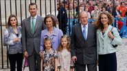 Rei Juan Carlos participou de missa na em catedral de Palma de Mallorca - Enrique Calvo e Andrea Comas/Reuters