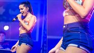 Anitta mostra curativo de cirurgia na barriga durante show no Rio - Marcos Samerson/Agência We love Photo!