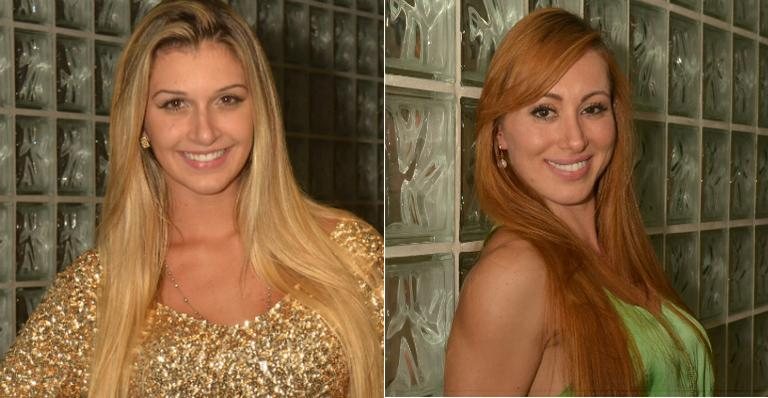 Tatiele Poliana e Aline Dahlen - TV Globo / Divulgação