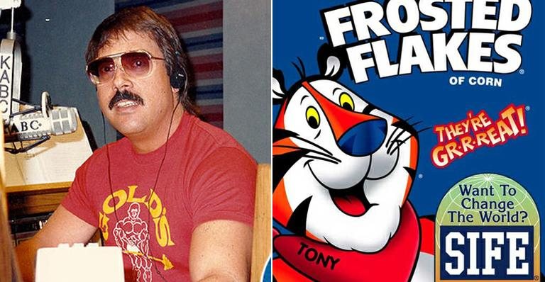 Morre Lee Marshall, o dublador do Tigre Tony, da Kellogs - Foto-montagem