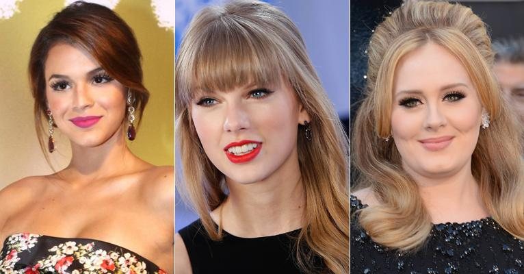 Bruna Marquezine, Taylor Swift e Adele - Getty Images