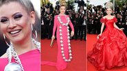 Os looks extravagantes de Elena Lenina em Cannes - Foto-montagem