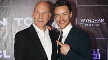 Patrick Stewart e James McAvoy no Brasil - Manuela Scarpa / Foto Rio News