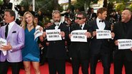 Em Cannes, Sylvester Stallone, Mel Gibson e mais famosos pedem a libertação de nigerianas - Foto-montagem/Getty Images