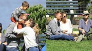 Gisele Bündchen no parque com a família - AKM / GSI