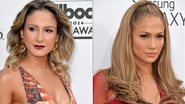 Divas da Copa: copie o make de Claudia Leitte e J.Lo - Foto-montagem/ Getty Images