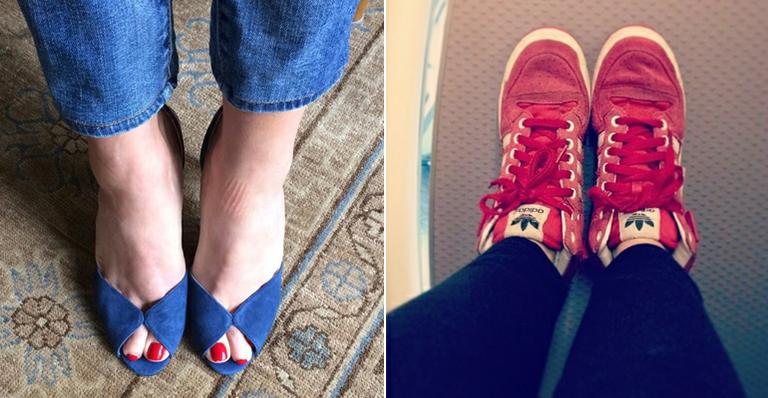 Saiba o que é shoefie e veja quem são as famosas que inspiraram a nova moda da web - Foto-montagem