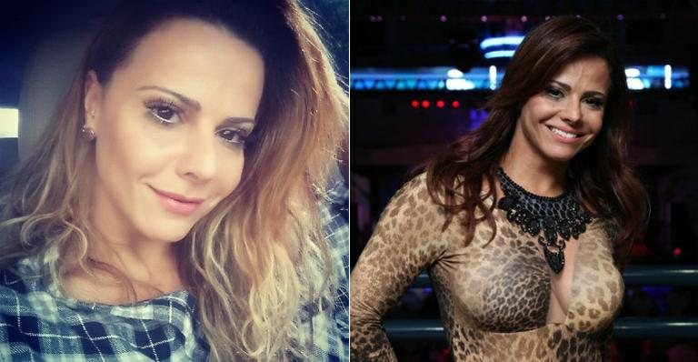 Viviane Araújo ficou ruiva para 'Império' - Instagram/Reprodução e Cláudio Andrade/Foto Rio News