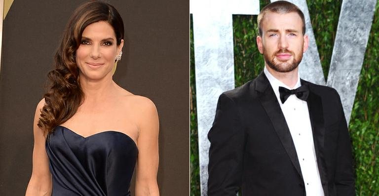 Sandra Bullock e Chris Evans - Getty Images