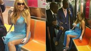 Mariah Carey anda de metrô em Nova York - Reprodução/ Instagram