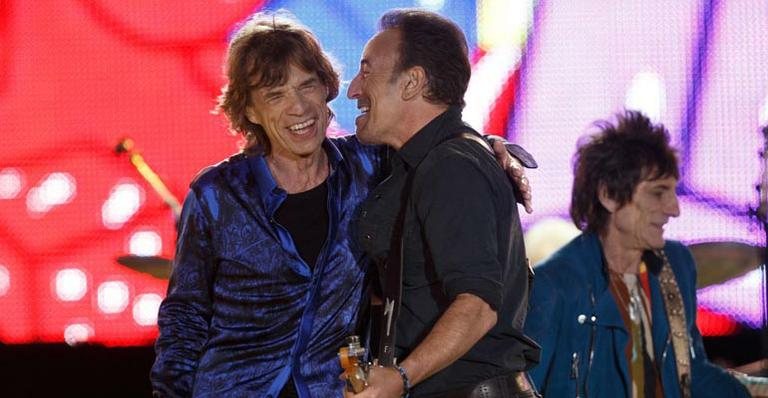 Mivk Jagger e Bruce Springsteen - Agênciazero/Divulgação