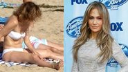 Jennifer Lopez surge irreconhecível em praia ao lado do namorado - Grosby Group e Reuters