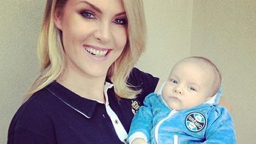 Ana Hickmann publica foto do filho usando uniforme do Grêmio - Reprodução/ Instagram