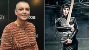 Sinead O'Connor antes e na capa de seu novo álbum - Getty Images e Reprodução