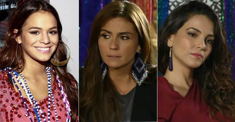 Bruna Marquezine, Giovanna Antonelli e Tainá Müller - AgNews/Reprodução/Globo