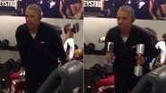 Barack Obama é fotografado na academia - Reprodução/ Facebook Jean Ekwa