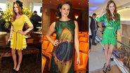 famosas com looks em verde e amarelo - Agnews/ Photo Rio News