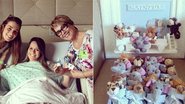 Fernanda Pontes recebe a visita de Nívea Maria na maternidade - Reprodução / Instagram