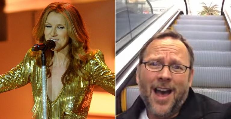 Celine Dion convida rapaz que passou a noite em aeroporto e fez clipe com sua música para show em Vegas - Getty Images e Reprodução/YouTube