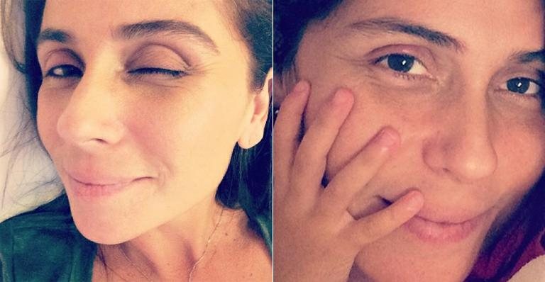 "Rugas de preocupação", diz Giovanna Antonelli em foto sem maquiagem - Instagram/Reprodução