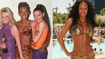 Ex-Spice Girl Mel B. posa de biquíni e mostra boa forma aos 39 anos - Foto-montagem