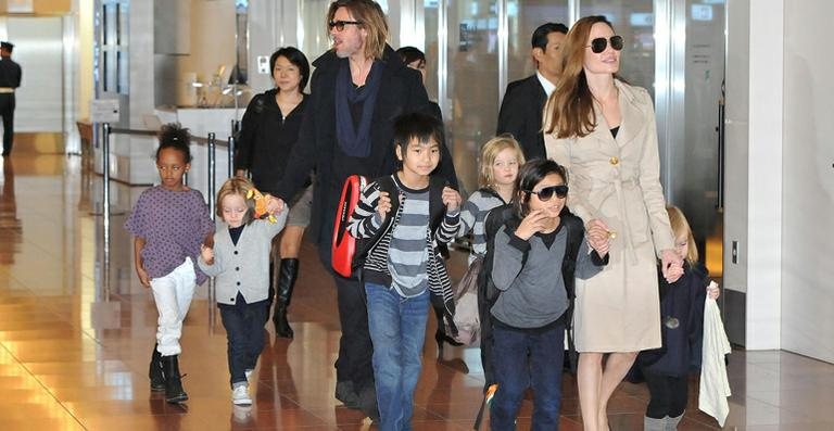 Família de Brad Pitt e Angelina Jolie - Getty Images