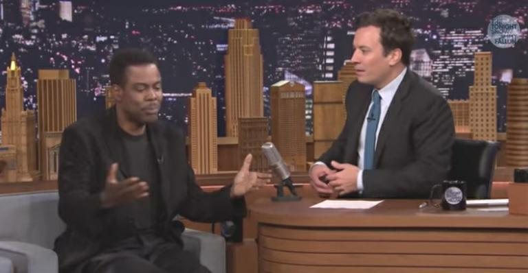 Chris Rock e Jimmy Fallon - Reprodução / YouTube