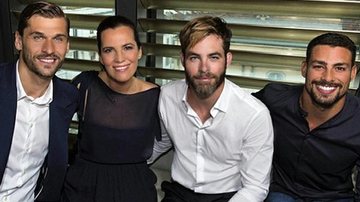 Fernando Llorente, Roberta Armani, Chris Pine e Cauã Reymond - Reprodução/ Instagram