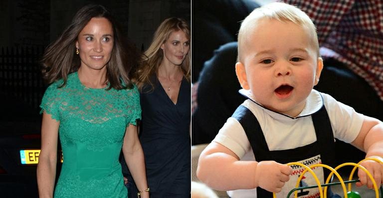 Pippa Middleton e príncipe George - Marty Melville/Reuters; Akm-GSI