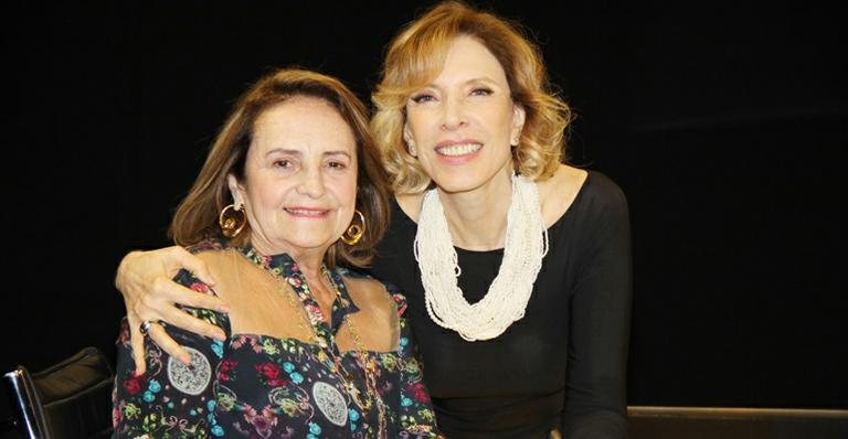 Lucinha Araújo e Marília Gabriela - Carol Soares/SBT