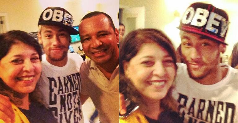 Roberta Miranda visita Neymar em casa - Instagram/Reprodução