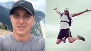 Ashton Kutcher faz trilha ao lado de Luciano Huck no Rio de Janeiro - Instagram/Reprodução