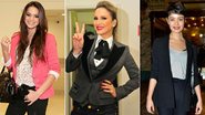 Inspire-se em 50 looks das famosas para usar blazer, que é peça-chave no inverno - Foto-montagem