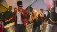 Shakira faz pocket show no estúdio do 'Fantástico' - João Cotta/TV Globo