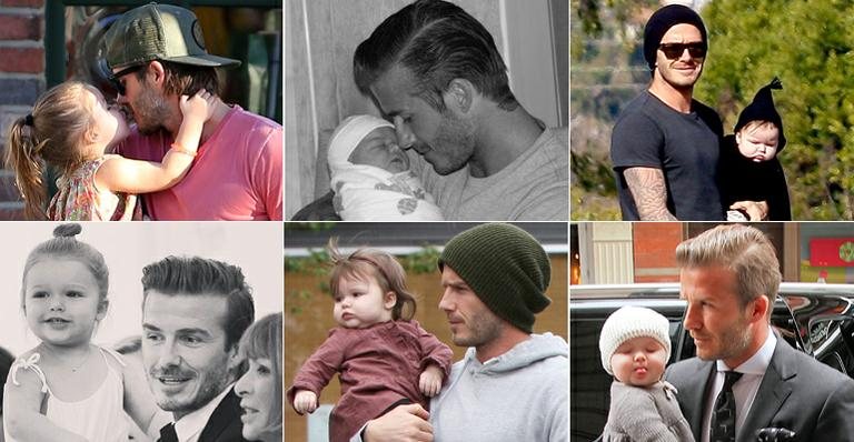 Harper Seven, filha de David e Victoria Beckham, completa 3 anos - Foto-montagem