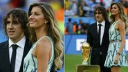 Gisele Bündchen e Puyol - Reuters