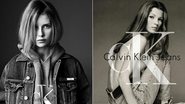 Lottie Moss posa com peças inspiradas em coleção da qual a irmã Kate Moss foi garota-propaganda nos anos 1990 - Foto-montagem