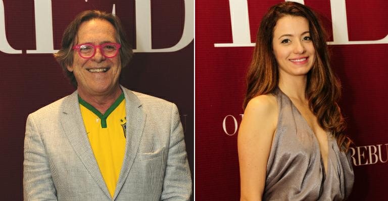 José de Abreu e Bianca Müller, colegas de cena em O Rebu - TV Globo / Divulgação