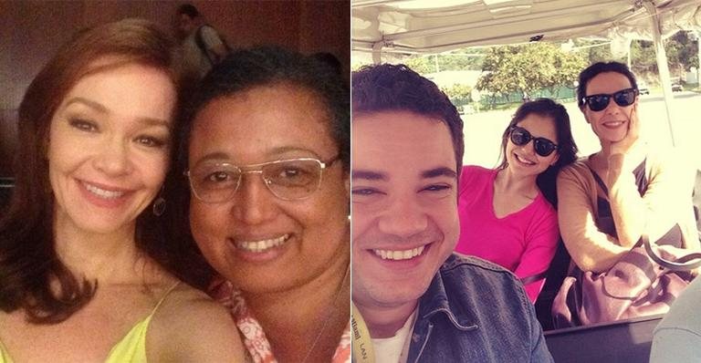 Atores gravam último capítulo de Em Família - Instagram/Reprodução