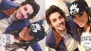 Chay Suede mostra foto com Anitta nos bastidores do programa Altas Horas - Foto-montagem