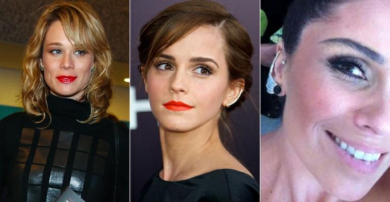 Veja modelos de ear cuff de 10 famosas como Mariana Ximenes, Emma Watson e Giovanna Antonelli - Foto-montagem