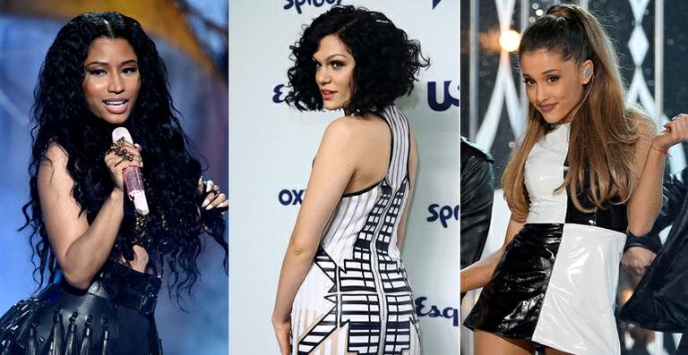 Nicki Minaj, Jessie J e Ariana Grande - Getty Images