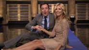 Heidi Klum rola no chão em programa de TV nos Estados Unidos - NBC/Reprodução