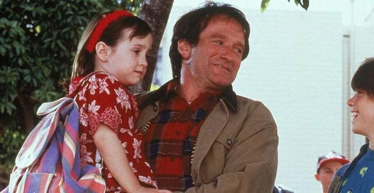 Mara Wilson e Robin Williams - Divulgação