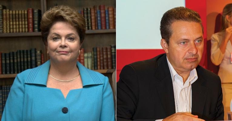 Dilma Rousseff lamenta morte de Eduardo Campos - Divulgação TV Globo/Arquivo