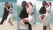 Marina Ruy Barbosa e Alexandre Nero gravam cenas de 'Império' na praia - Dilson Silva / AgNews