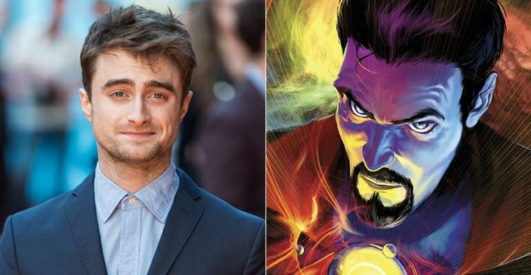 Daniel Radcliffe pode viver Doutor Estranho nos cinemas - Getty Images e Divulgação