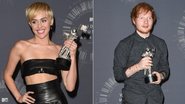 Miley Cyrus e Ed Sheeran - Getty Images