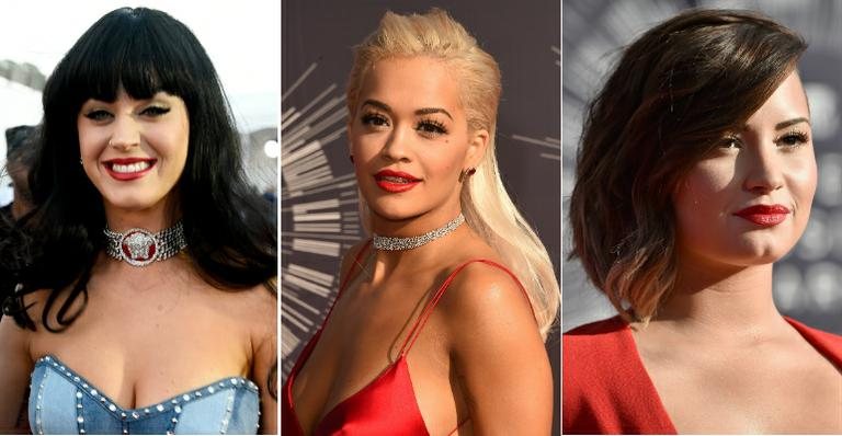 No VMA, Katy Perry e mais famosas mostram como usar make ‘olho tudo, boca tudo’ - Foto-montagem/Getty Images