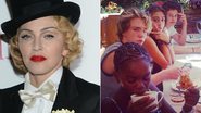 Madonna mostra foto dos filhos juntos e crescidos - Getty Images e Instagram/Reprodução